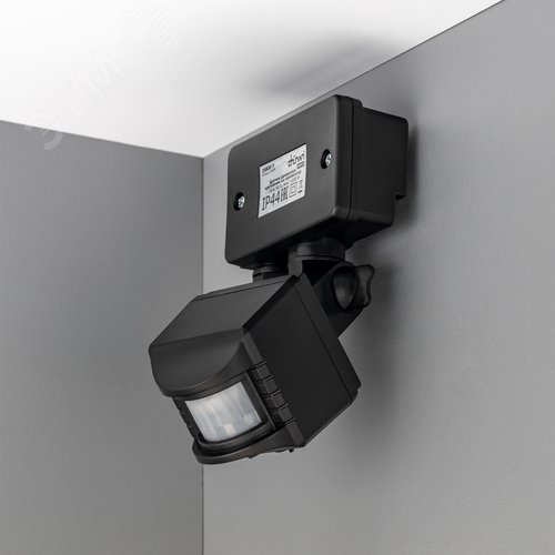 Датчик движения интегрируемый, для прожектора, DDF-01, 180, 10-420с, 12м, 1200Вт, IP44, черный - фото 10