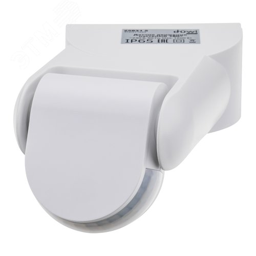 Датчик движения настенный, DD-02 180, 10-900 секунд, 12 м, 1200 Вт, IP65, белый - фото 5
