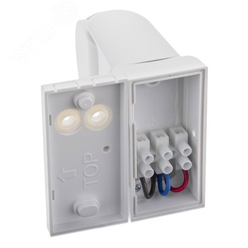 Датчик движения настенный, DD-02 180, 10-900 секунд, 12 м, 1200 Вт, IP65, белый - фото 6