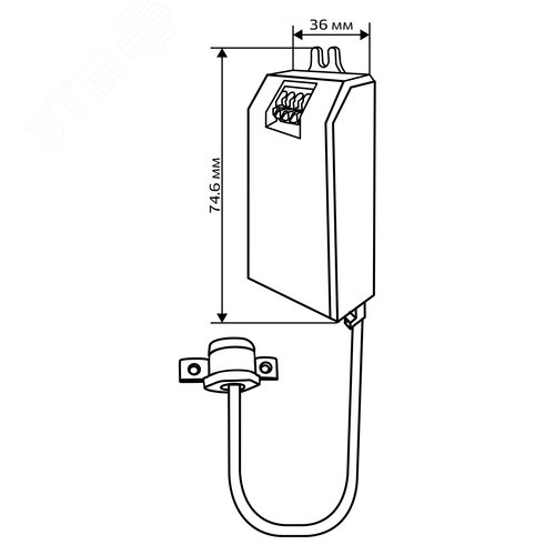 Датчик движения встраиваемый, включение по жесту руки, DDSD-1 Short Distance, 180, 0.06м, 500Вт, IP20, белый - фото 10
