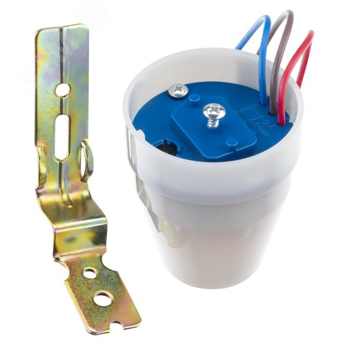 Датчик освещения, фотореле FR-02, настенный, 10А, 5-50 Лк, IP44, белый - фото 3