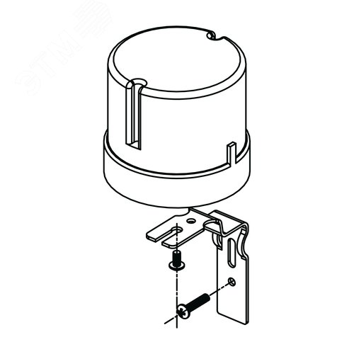 Датчик освещения, фотореле FR-02, настенный, 25А, 5-50 Лк, IP44, белый - фото 8