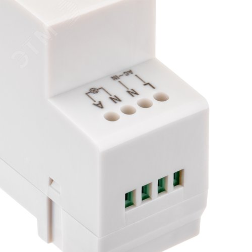 Датчик освещения, фотореле FR-05, на DIN-рейку, 10А, 5-50Лк, с выносным фотодатчиком, IP44, белый - фото 4