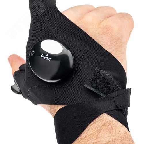 Перчатки с подсветкой, ручные, на батарейках, перчатки на обе руки в комплекте, батарейки в комплекте, CR20163 Вх4, Ritter - фото 4