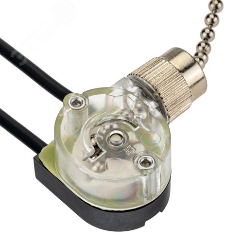 Выключатель шнуровой, цепочка, 250мм, 3А, серебро - фото 4