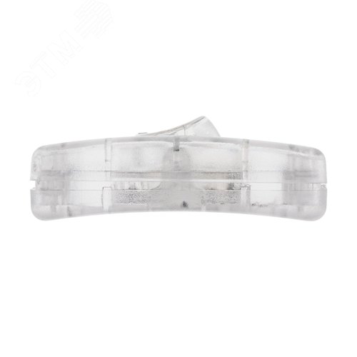 Выключатель клавишный на шнур, проходной, ВКЛ-ВЫКЛ, 230В, 6А прямоугольный, прозрачный - фото 3