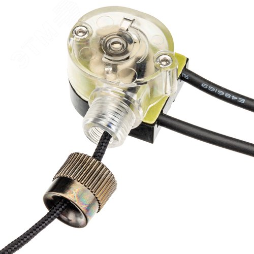 Выключатель, шнуровой, 250мм, 3А, черный - фото 5