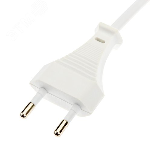 Провод с евроштекером, 2м, 2.5А, белый - фото 4