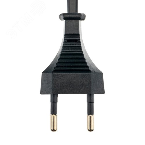 Провод с евроштекером, 2м, 2.5А, черный - фото 4