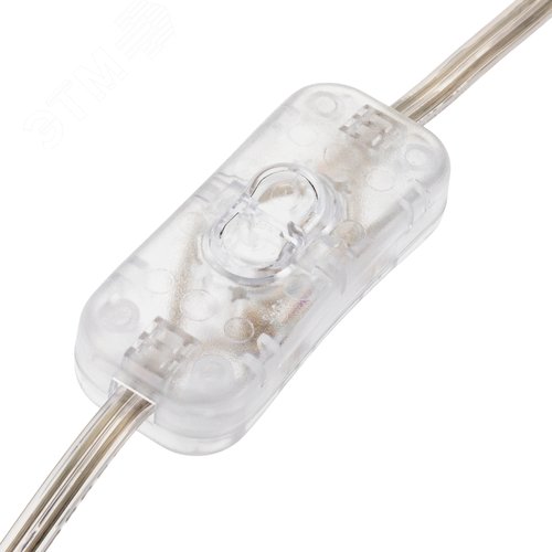 Провод с евроштекером, с выключателем, 2м, 2А, прозрачный - фото 5