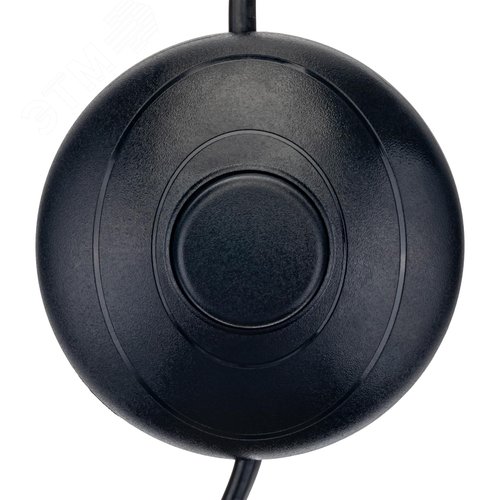 Провод с евроштекером, с ножным выключателем, 2м, 2.5А, черный - фото 5