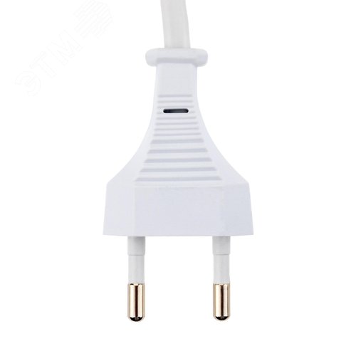 Провод с евроштекером, с ножным выключателем, 2м, 2.5А, белый - фото 4