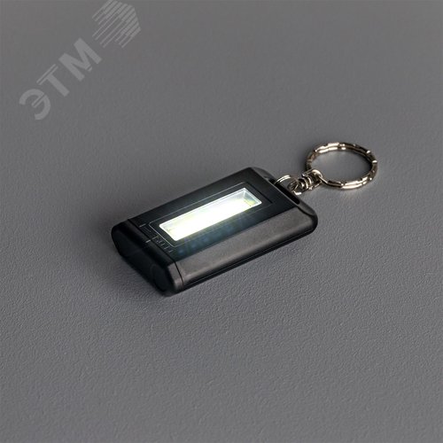Фонарь-брелок ручной на батарейках сверхлегкий 1Вт 2хААА 45Лм 29058 2 REV - фото 7