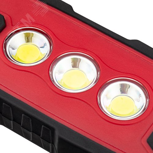 Фонарь ручной на батарейках два типа крепления два режима работы 7Вт 3хААА 29124 4 REV - фото 5