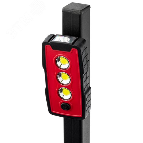 Фонарь ручной на батарейках два типа крепления два режима работы 7Вт 3хААА 29124 4 REV - фото 6