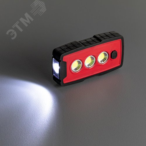 Фонарь ручной на батарейках два типа крепления два режима работы 7Вт 3хААА 29124 4 REV - фото 8