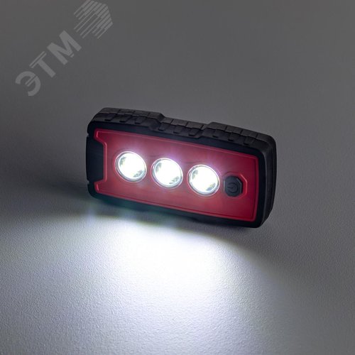 Фонарь ручной на батарейках два типа крепления два режима работы 7Вт 3хААА 29124 4 REV - фото 9