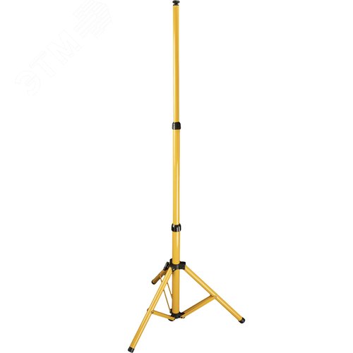 Штатив для прожектора, регулируемый, 1.54м, одноместный, желтый - фото 1