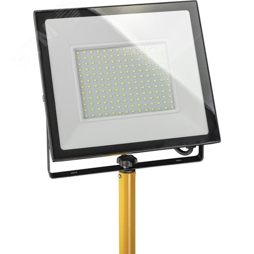 Штатив для прожектора, регулируемый, 1.54м, одноместный, желтый - фото 5