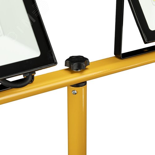 Штатив для прожектора, регулируемый, 1.56м, двухместный, желтый - фото 6