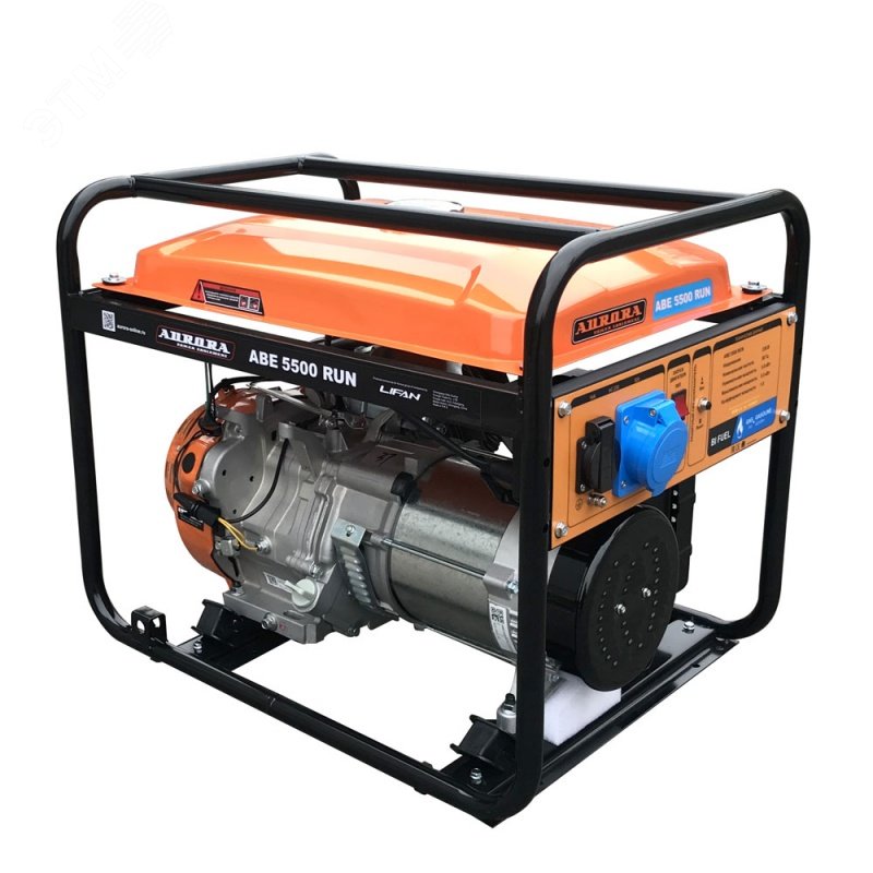 Изображение товара Генератор ABE 5500 RUN бензиновый, 5.5 кВт, 230В, объем бака 13 л