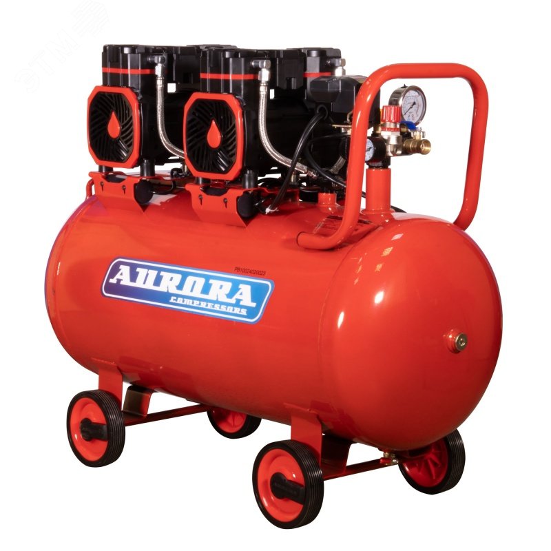 Изображение товара Компрессор PASSAT-100 BLACK 4G 90л 500л/мин 2.9кВт безмасляный