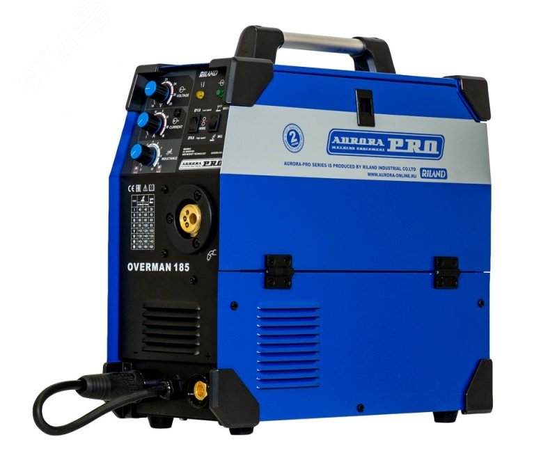 Изображение товара Сварочный полуавтомат OVERMAN 185 мощностью 7 кВт с защитой IP21