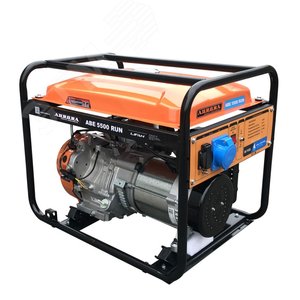 Изображение товара Генератор ABE 5500 RUN (max.5.5кВт, 230В) бензин+газ, увеличенный бак 13л (шт)