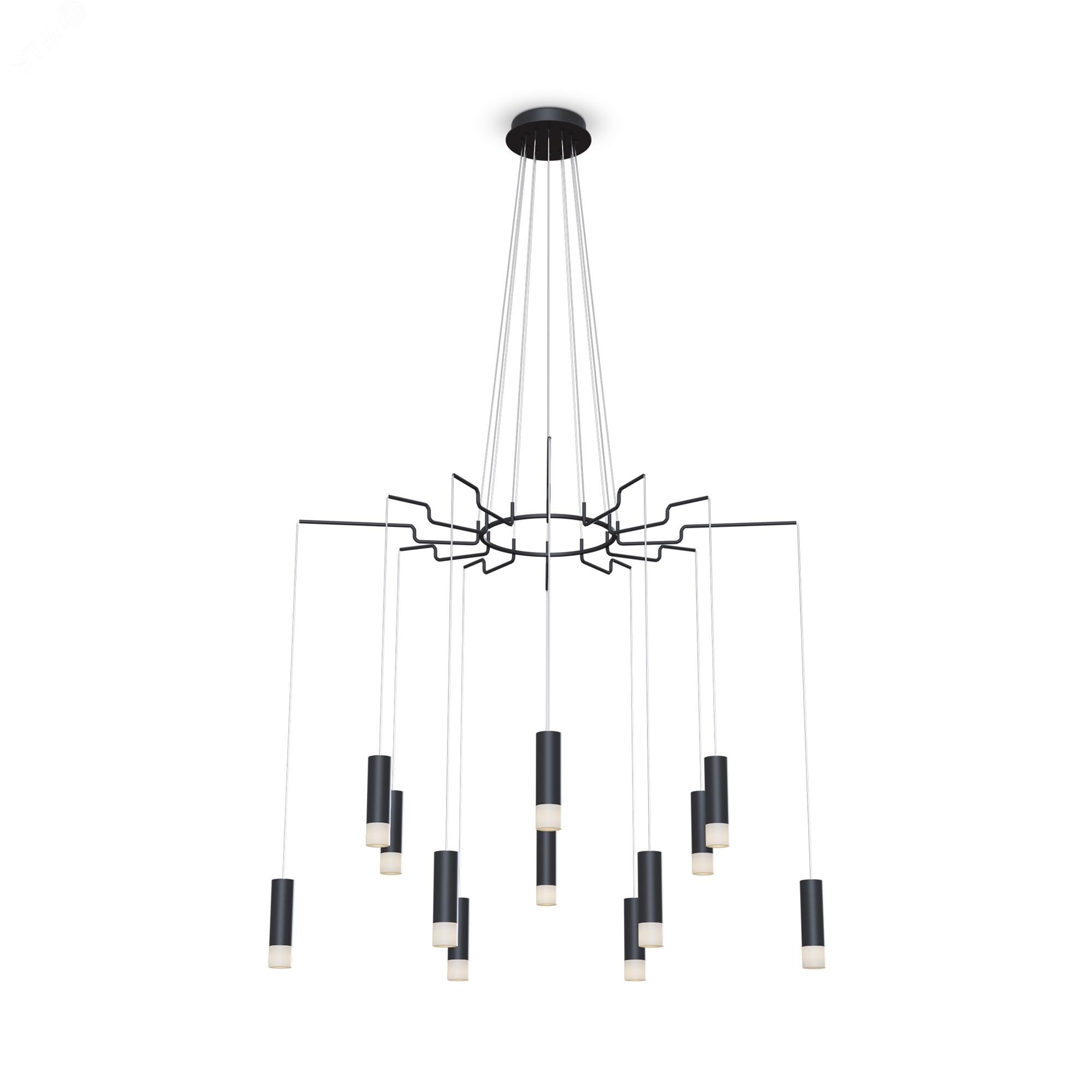 Изображение товара Светильник подвесной Maytoni MOD035PL-12B Черный (шт) Изображение товара Светильник подвесной Maytoni MOD035PL-12B Черный (шт)