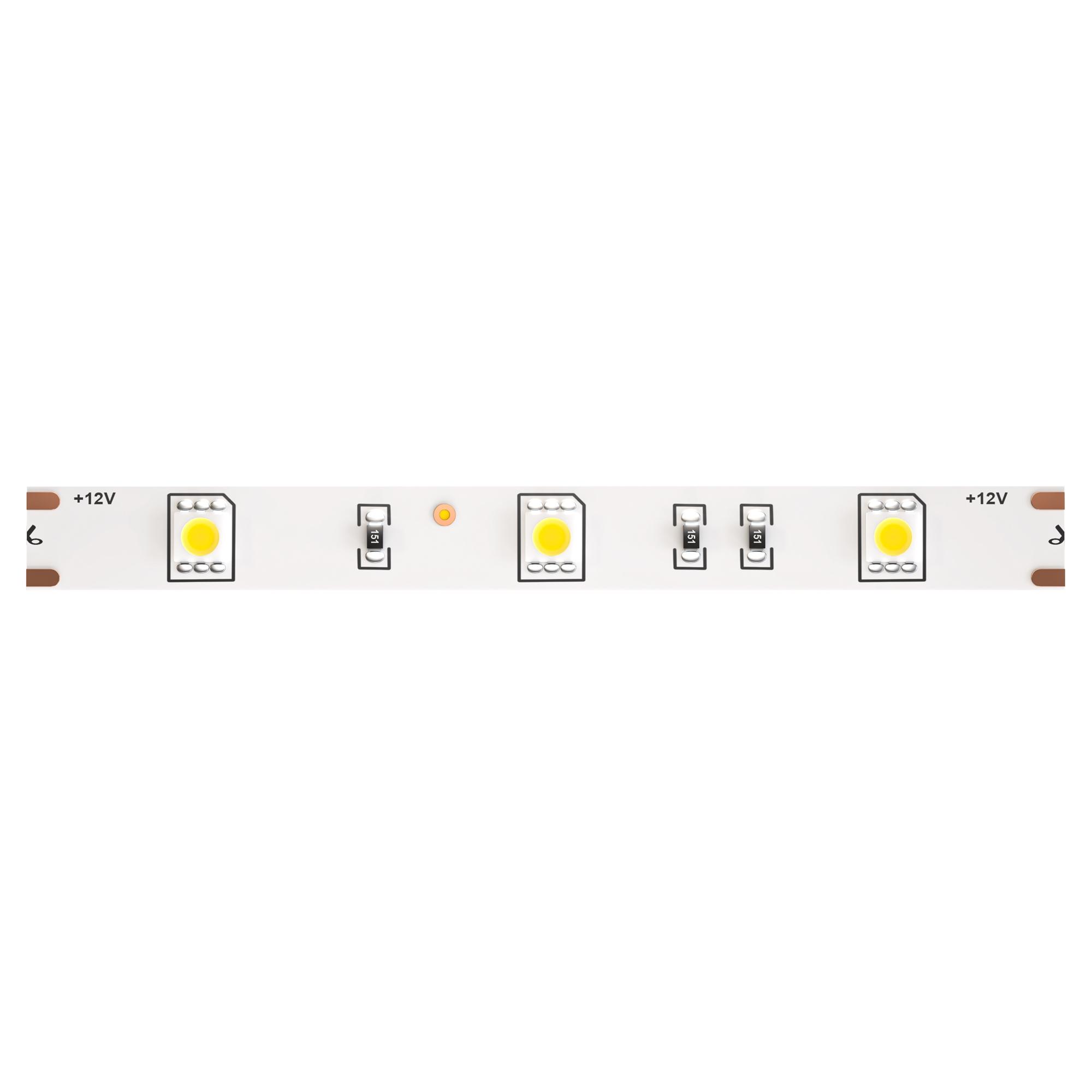 Лента светодиодная 12В 5050 7,2Вт/м 6000K 5м IP20
