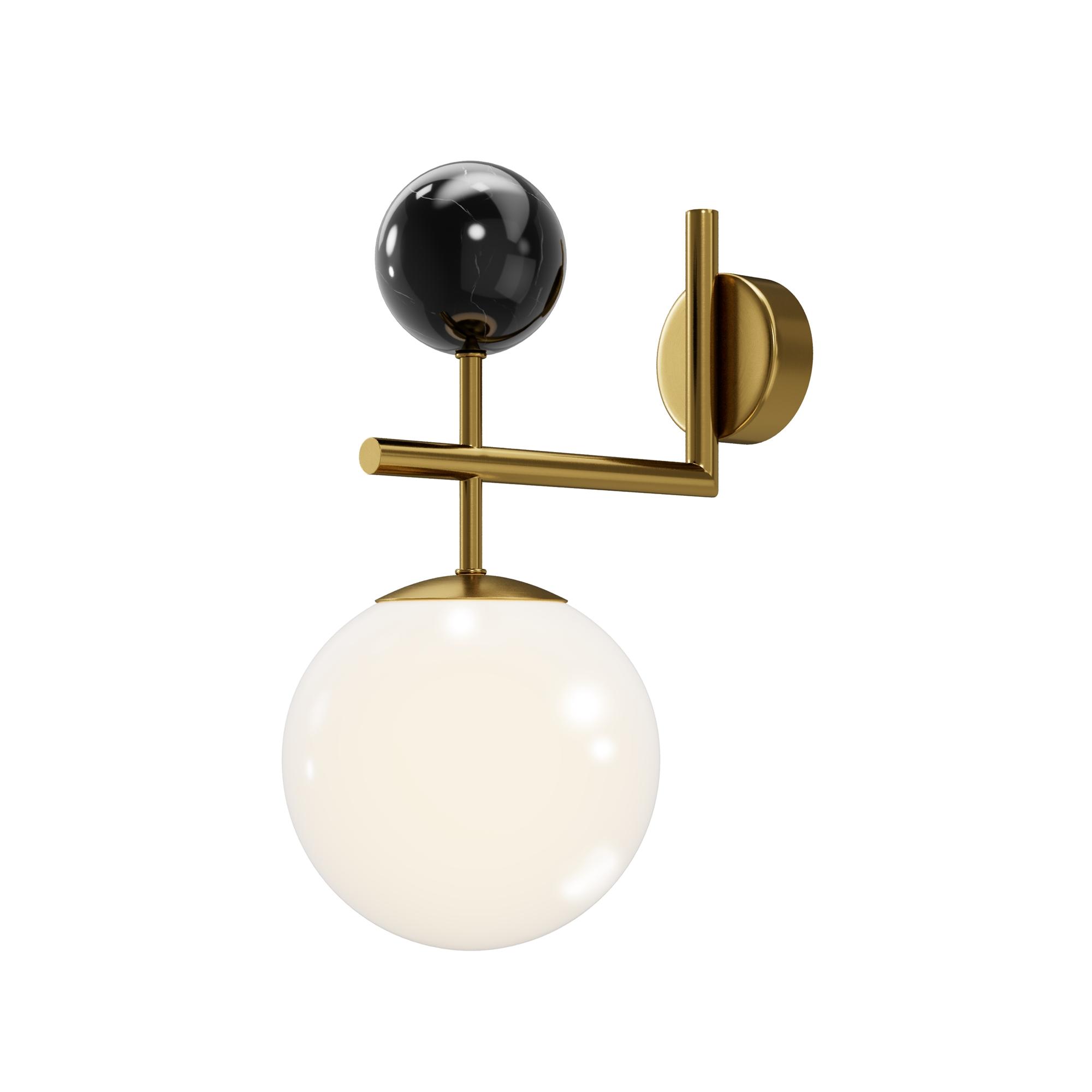 Светильник настенный (бра) Maytoni MOD436WL-01BS Латунь