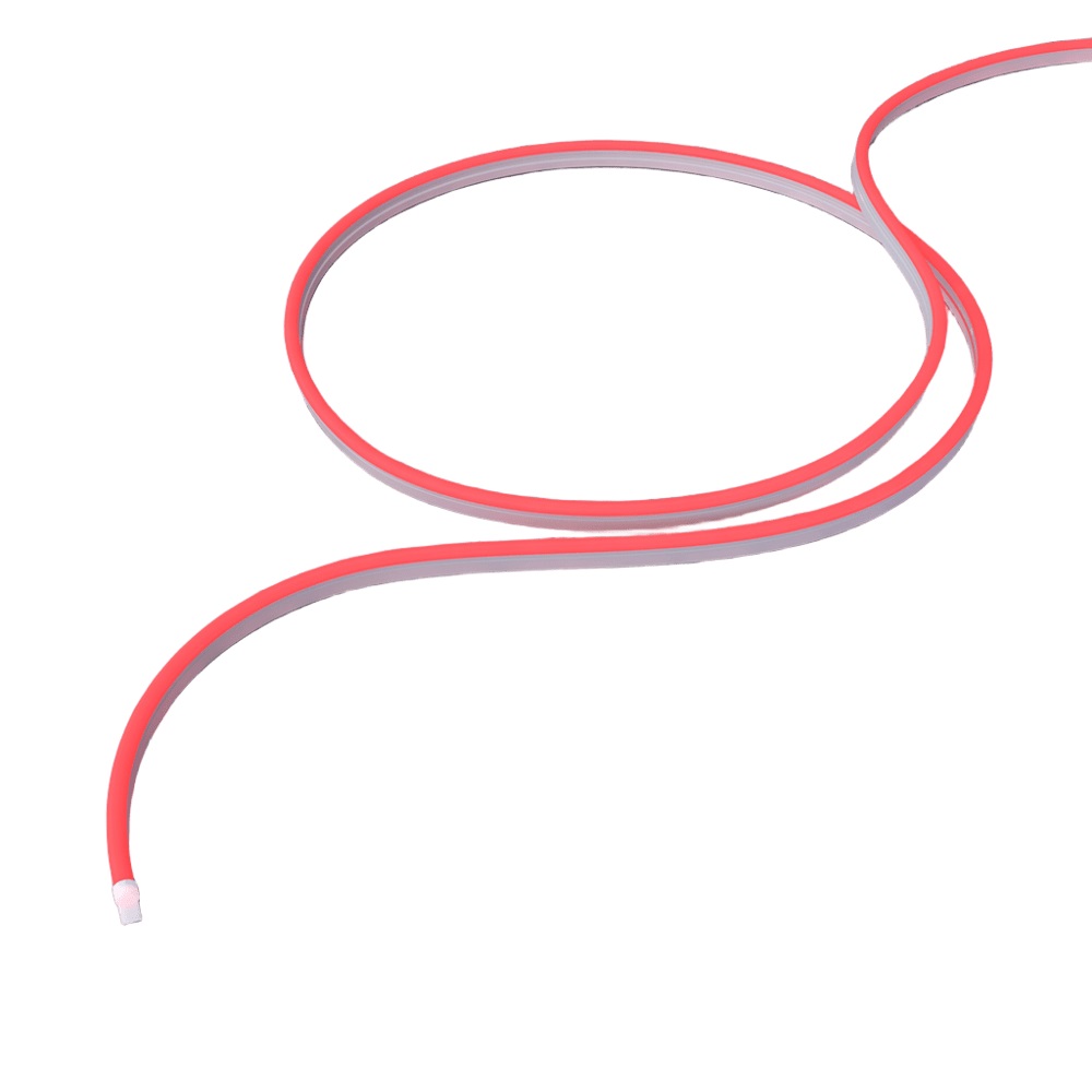 Неон гибкий 1708 24В 9,6Вт/м Red IP67 5м