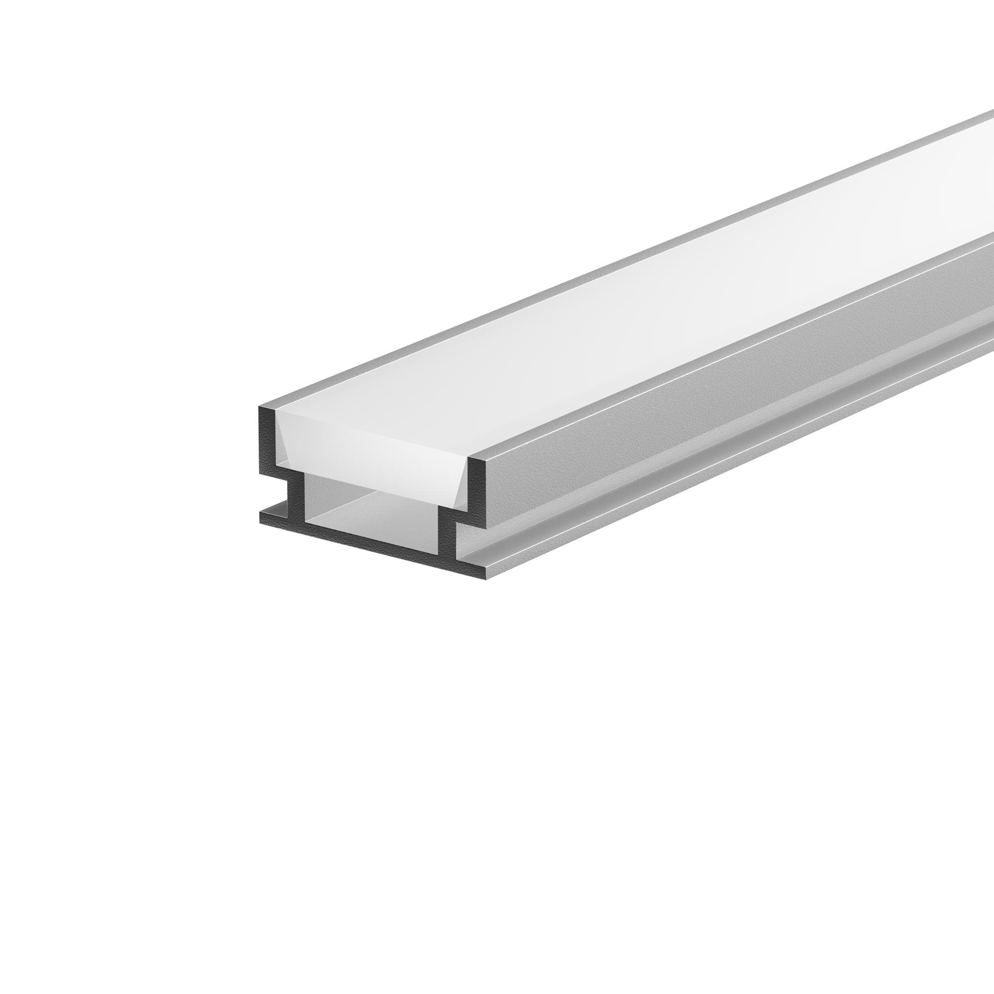 Профиль алюминиевый встраиваемый в пол ALM-1908-S-2M 636007