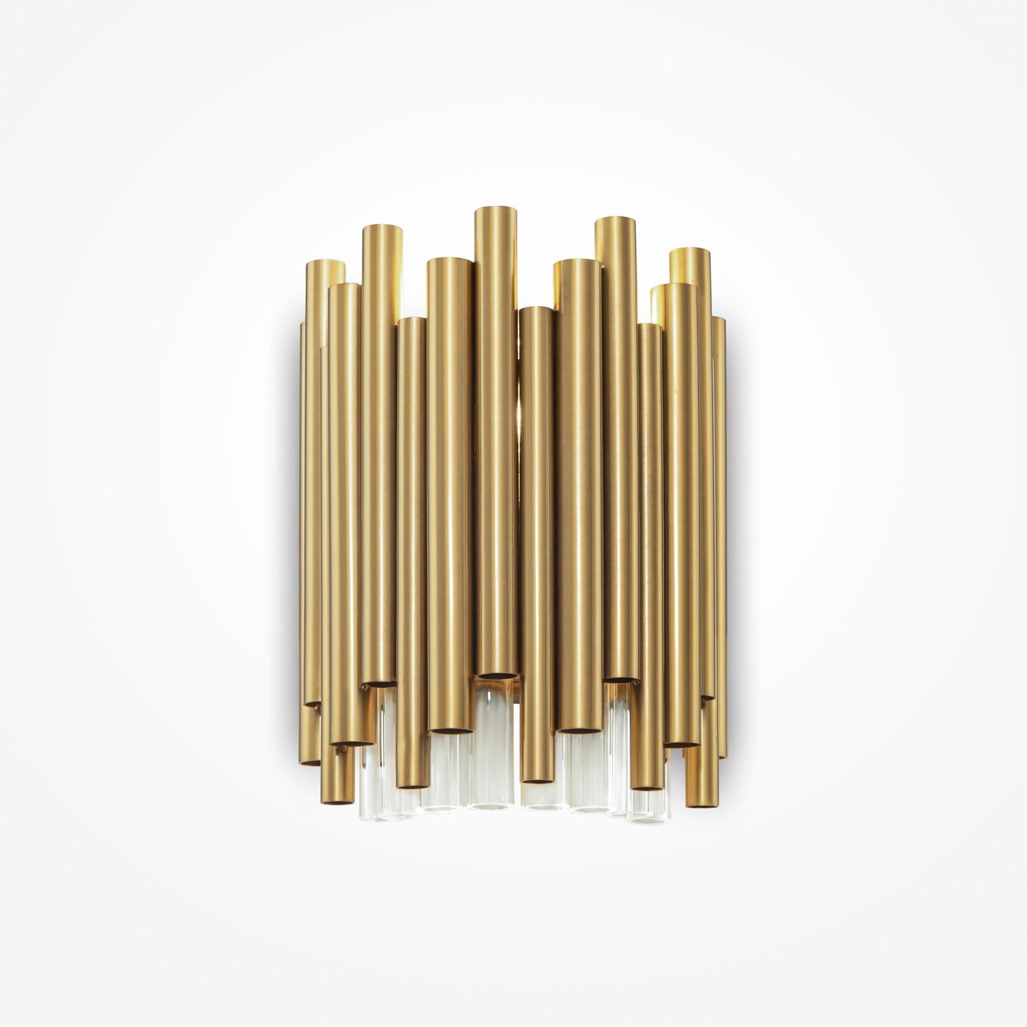 Светильник настенный (бра) Maytoni MOD135WL-01BS Латунь