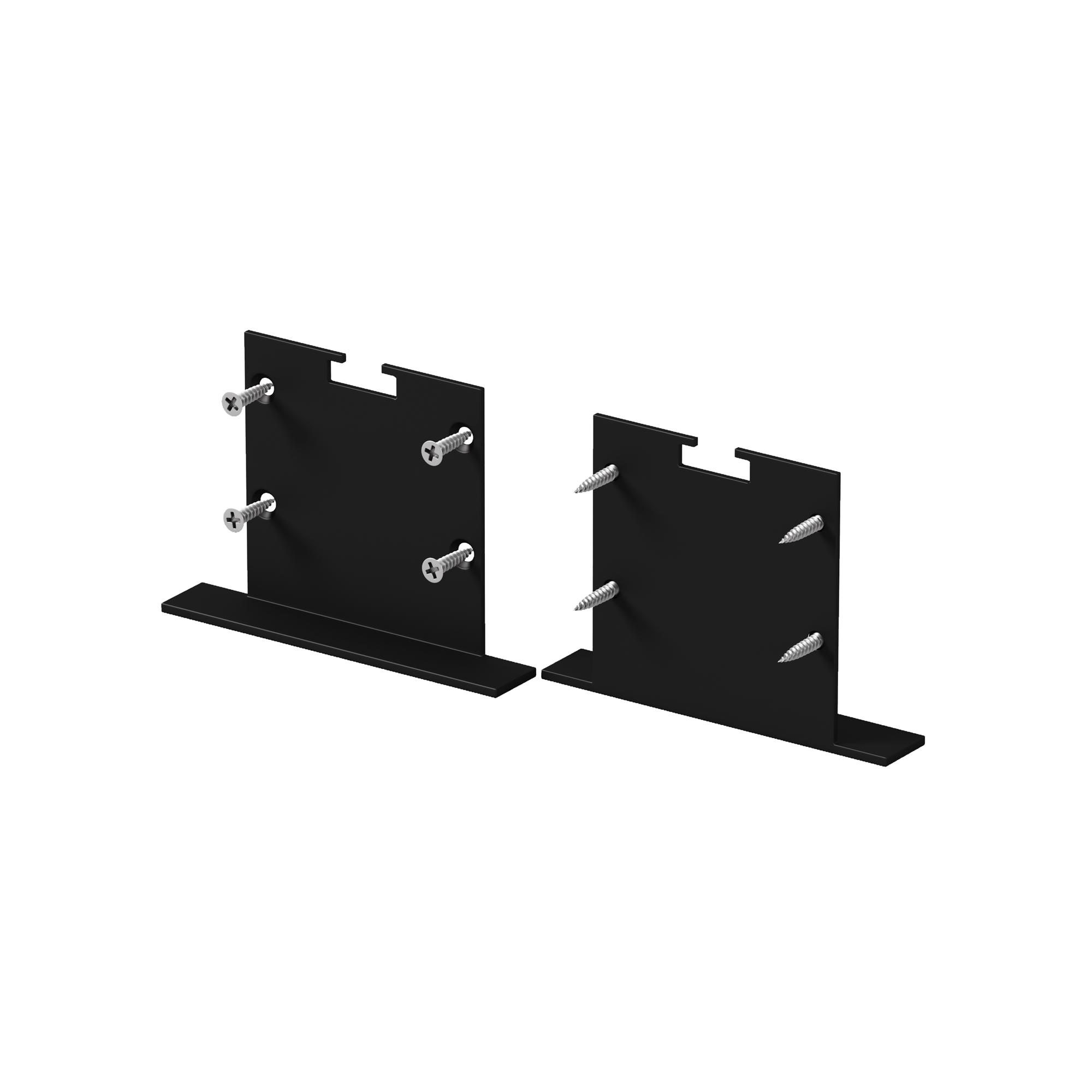 Комплект заглушек для профиля 50х35 2 шт. LED лента, ALM-5035T-B-EC