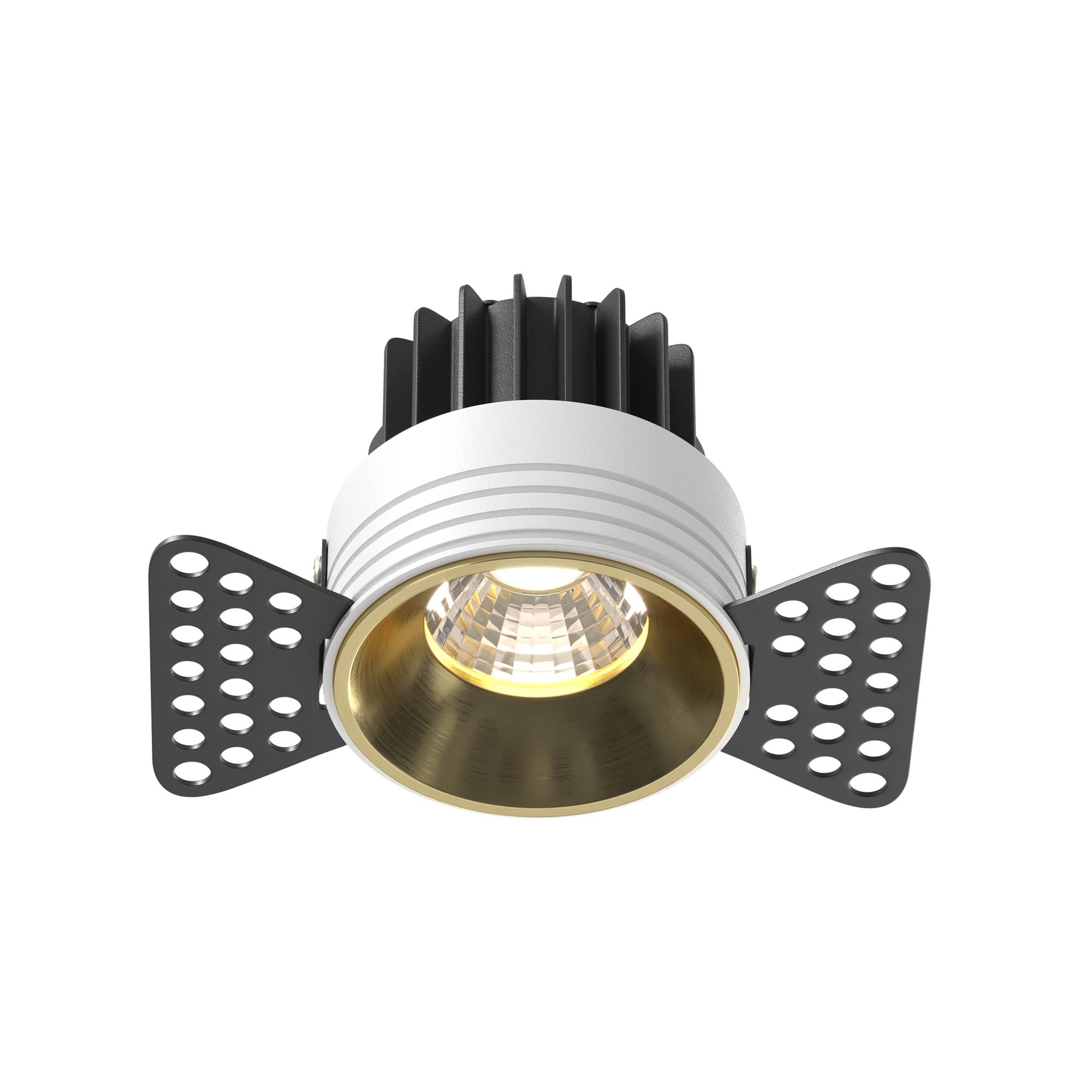 Светильник встраиваемый Round DL058-7W4K-TRS-BS Латунь