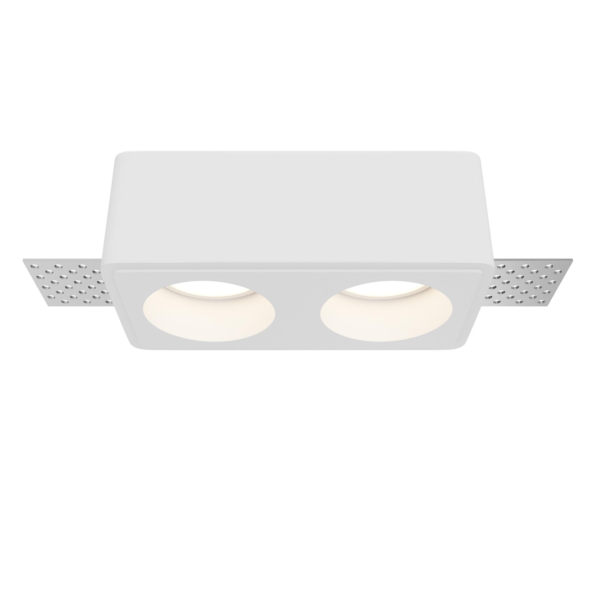 Светильник встраиваемый Gyps Modern DL123-GU10-02-W Белый