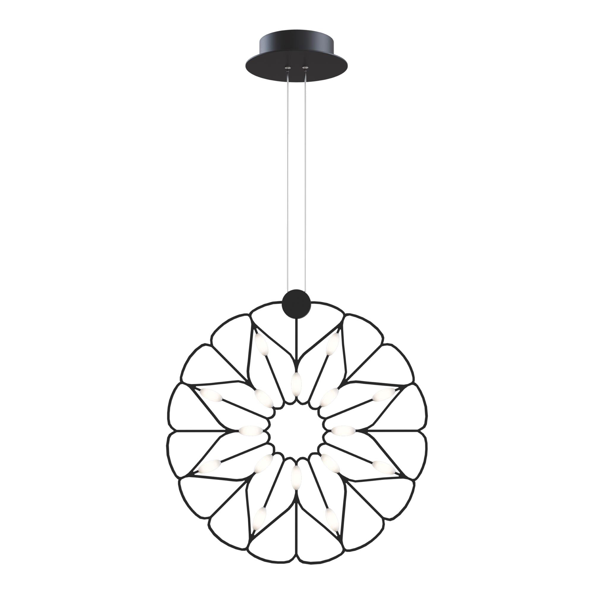 Светильник подвесной Maytoni MOD037PL-L16B Черный
