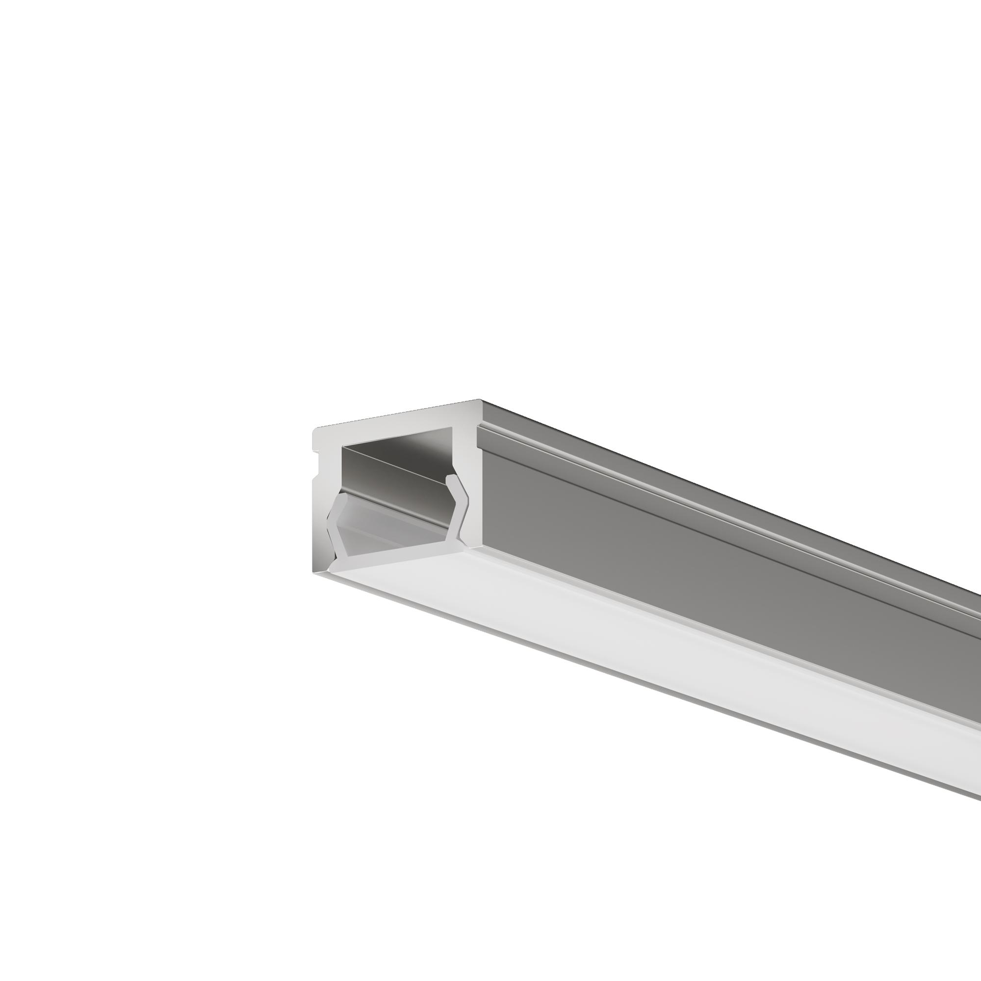 Профиль алюминиевый накладной ALM-1007-S-2M 631001