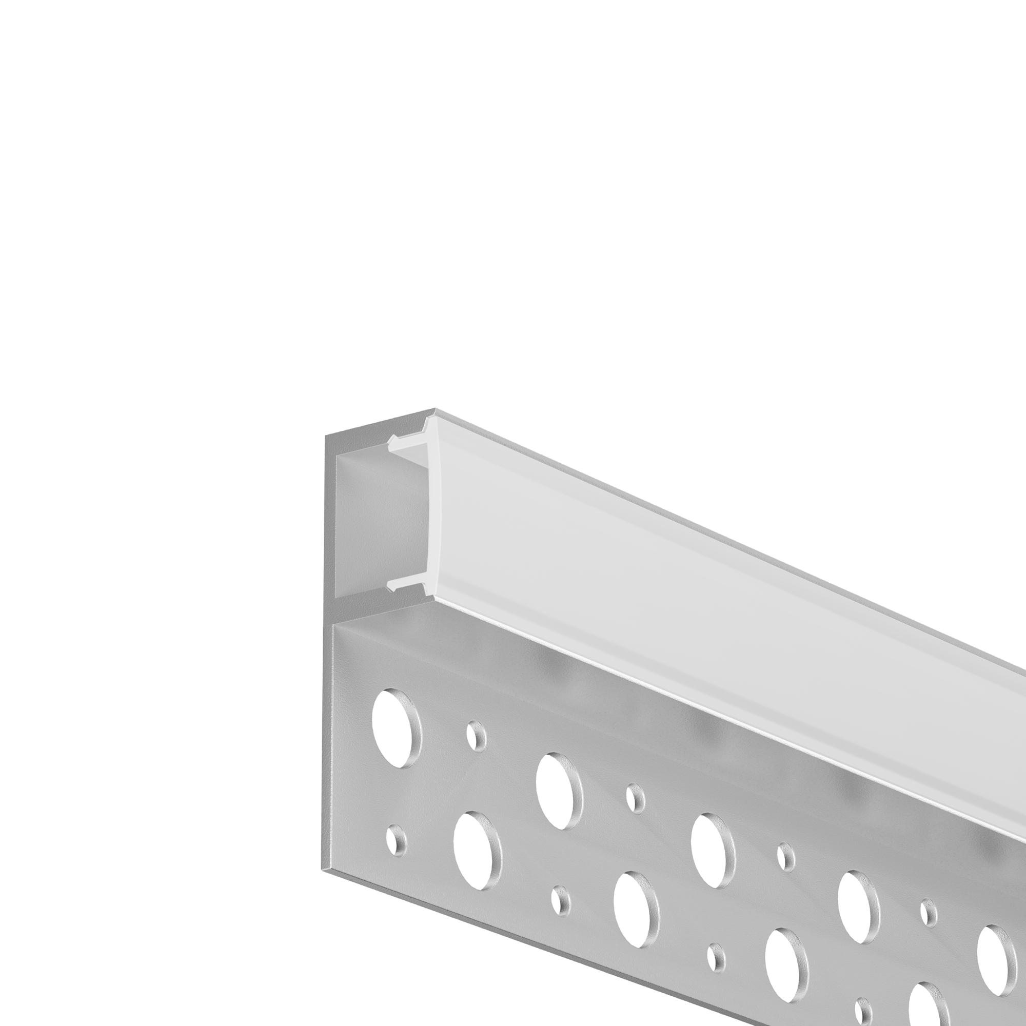 Профиль алюминиевый встраиваемый ALM-3611-S-2M  636001