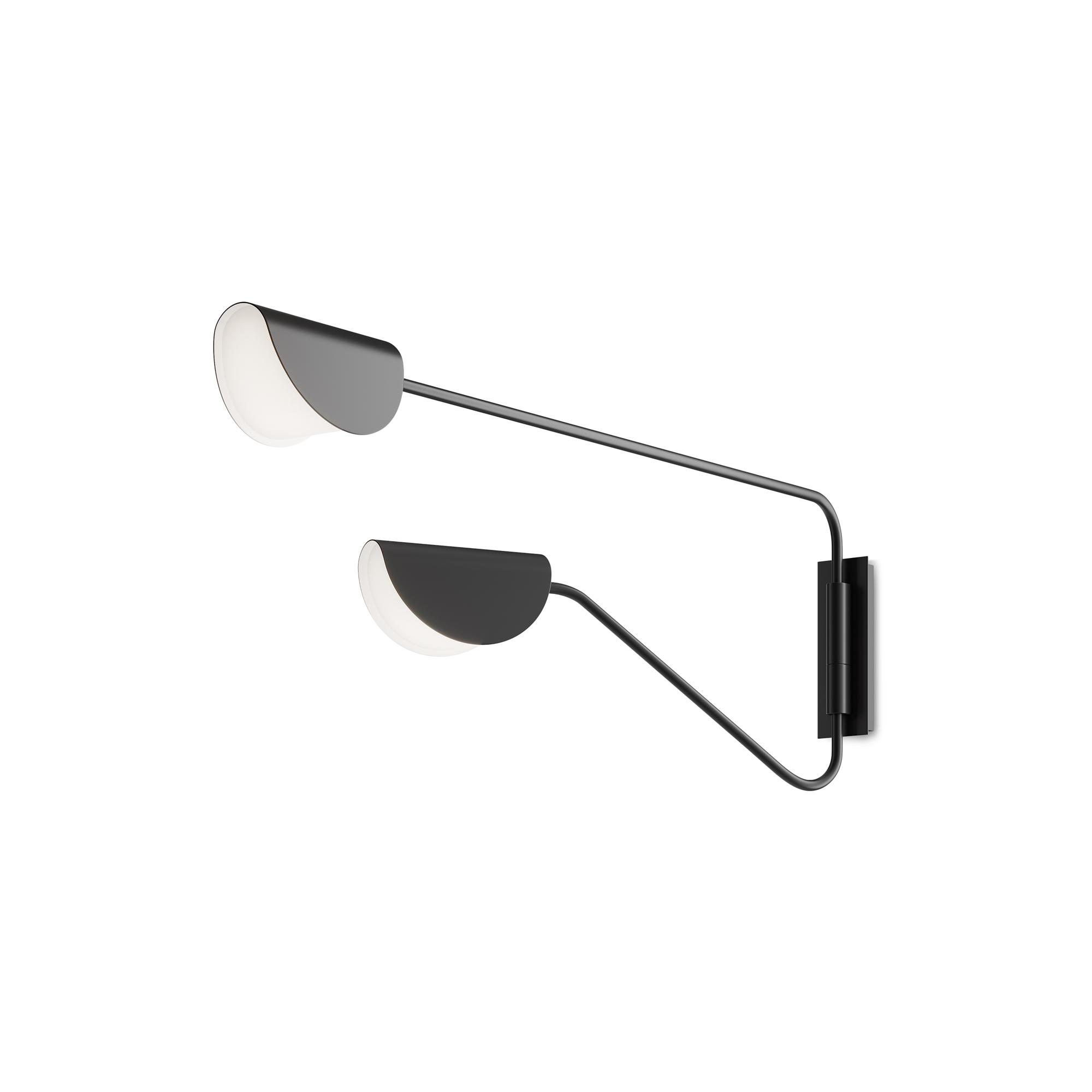 Светильник настенный (бра) Maytoni MOD126WL-02B Черный