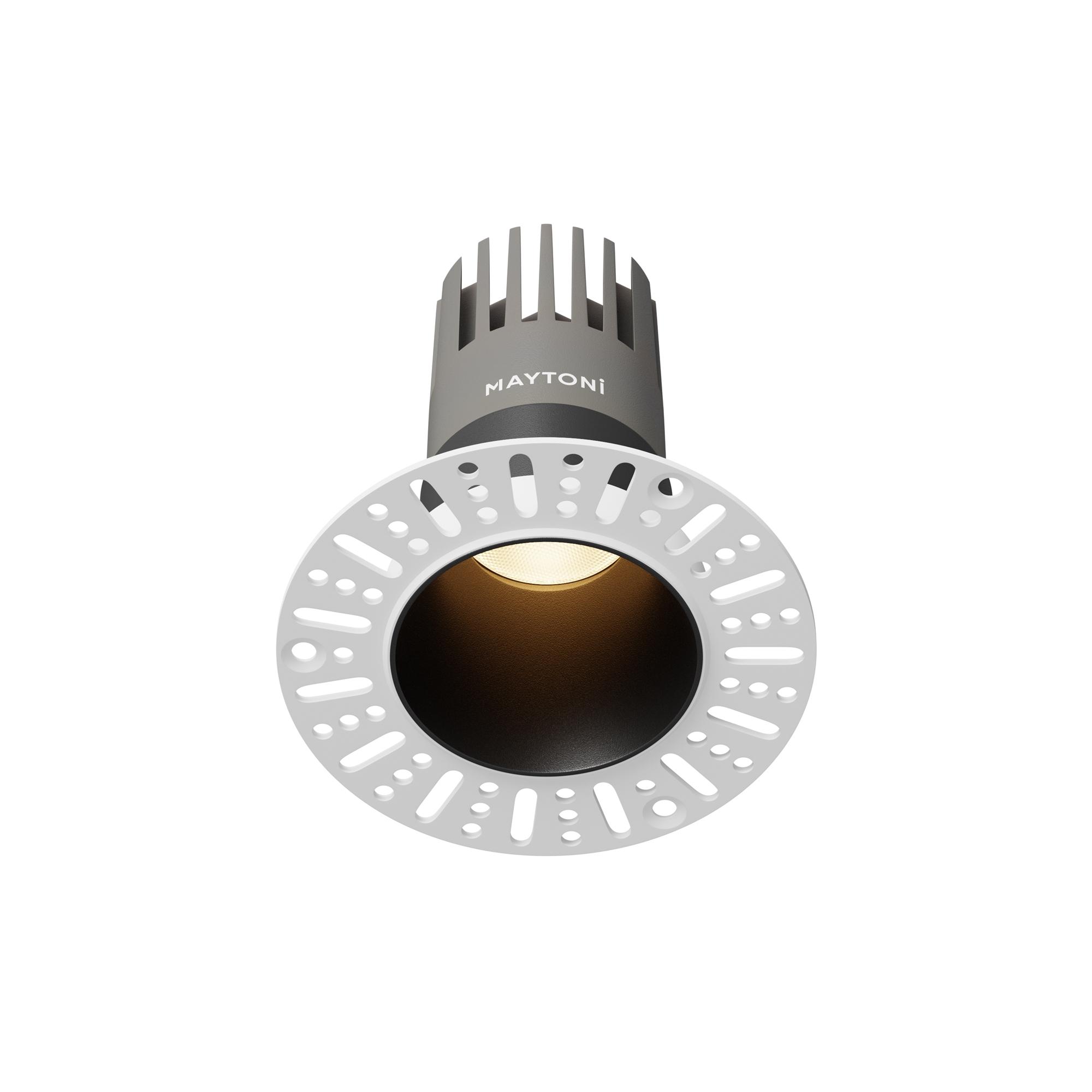 Светильник встраиваемый Dip DL120-10W-3K-TRS-B Черный