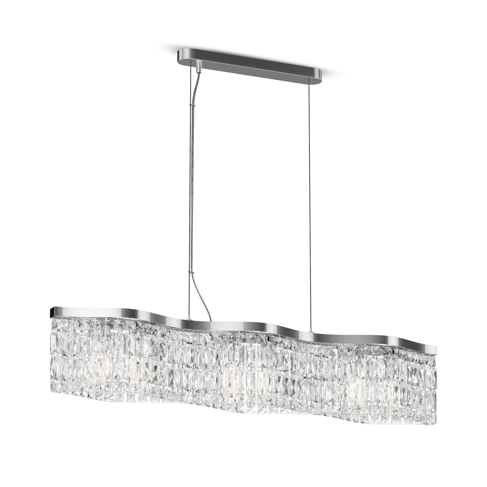 Светильник подвесной Dune E14х6х60W Хром