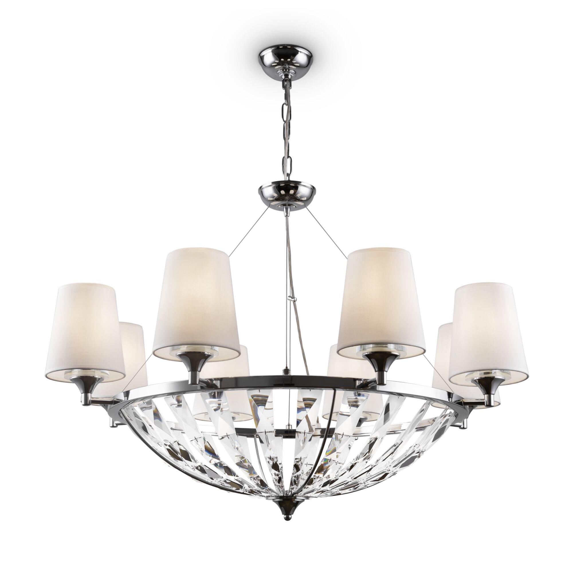 Светильник подвесной Pantheon E14х8х40W Хром