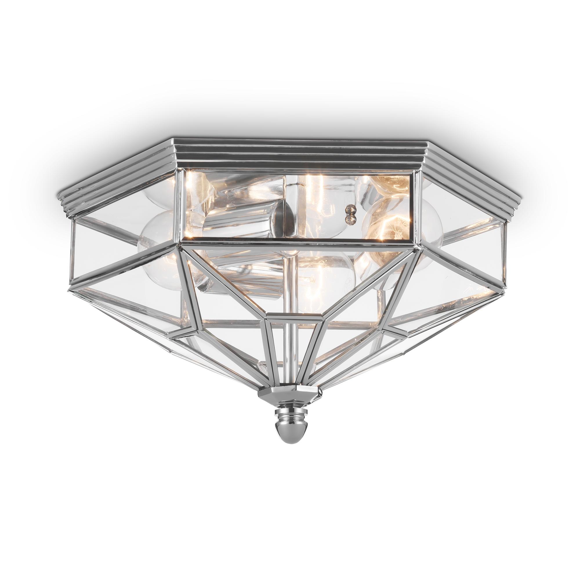 Светильник потолочный Zeil E27х3 Хром