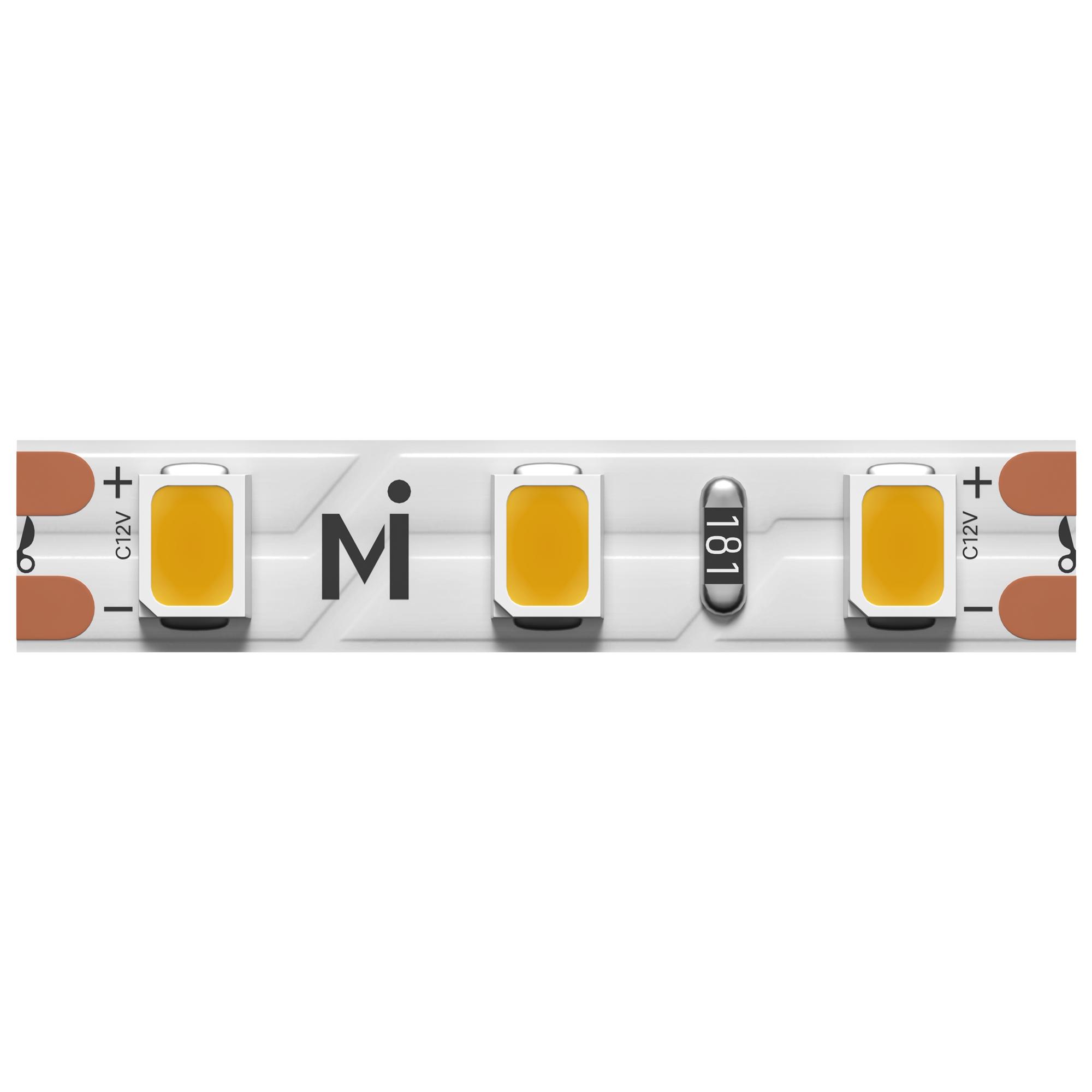 Лента светодиодная 12В 2835 9,6Вт/м 3000К 5м IP 20