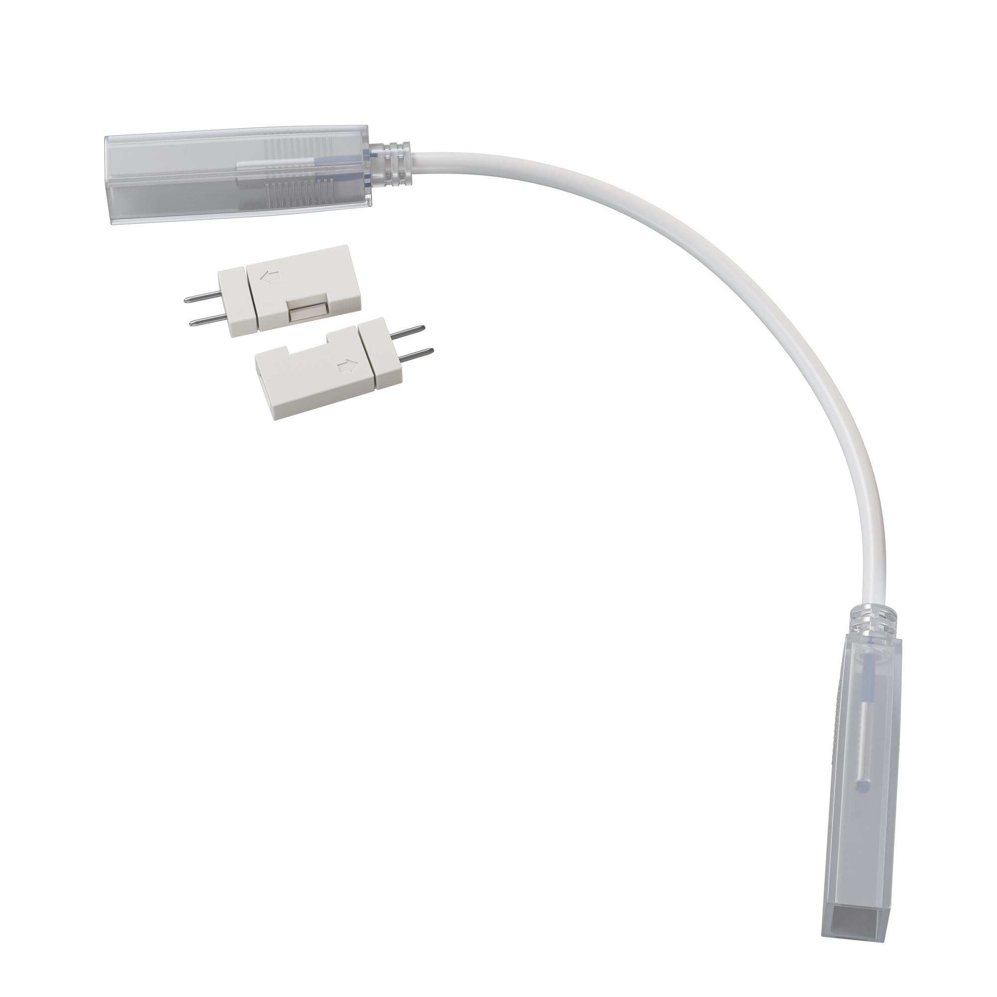 Коннектор двусторонний с проводом для светодиодной ленты 220В