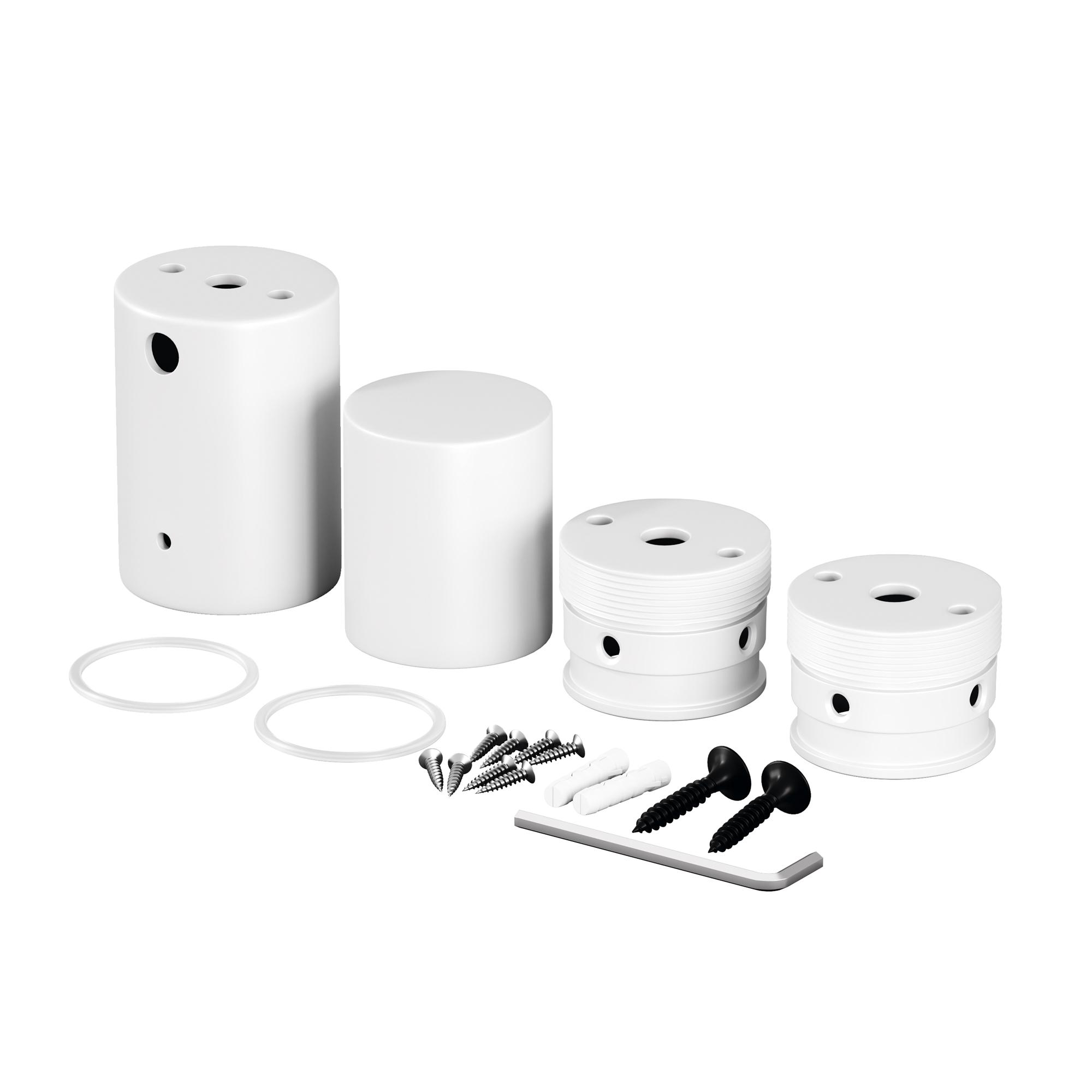 Набор для вертикального накладного монтажа LNM-D25-CS-W