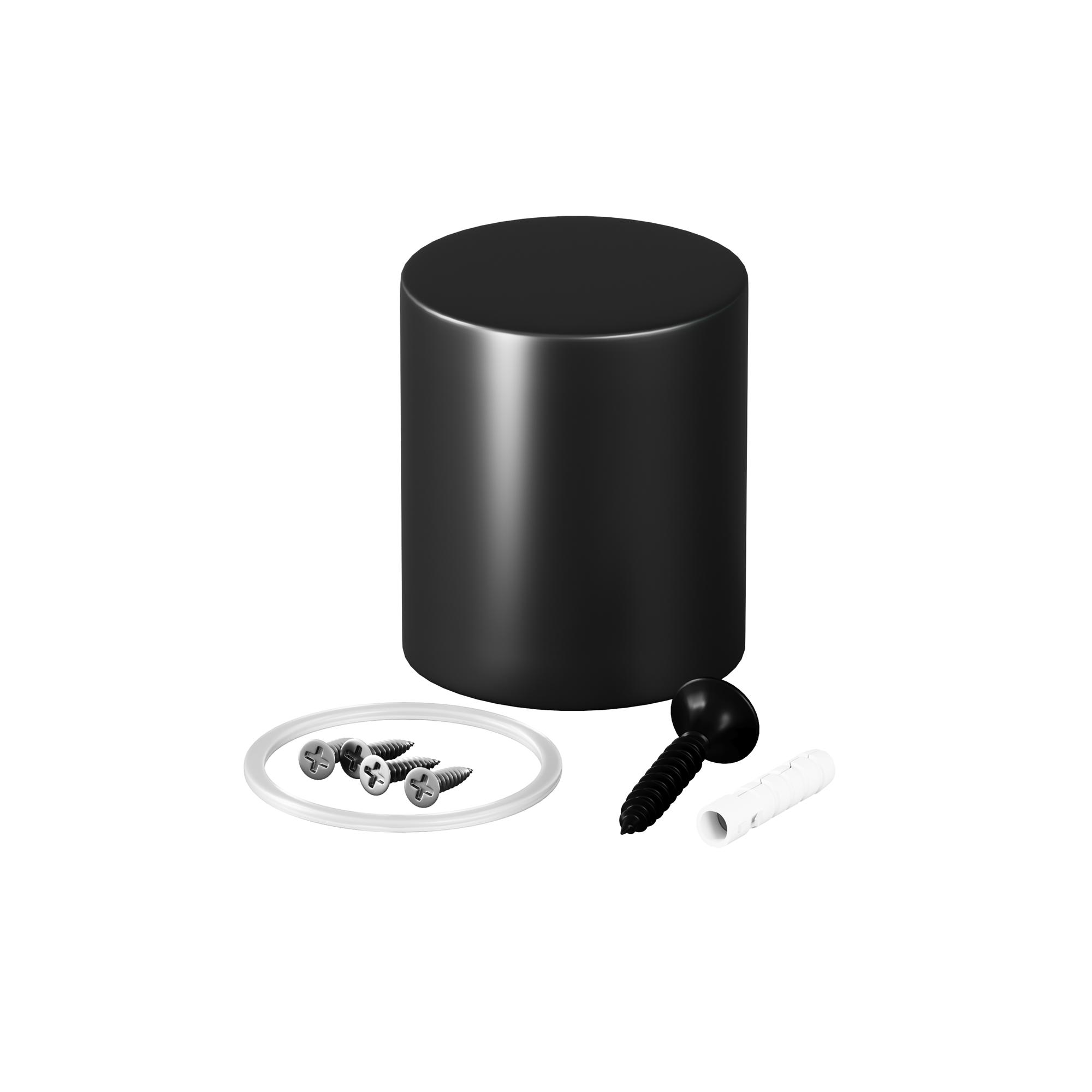 Заглушка торцевая металлическая LNM-D25-EC-M-B