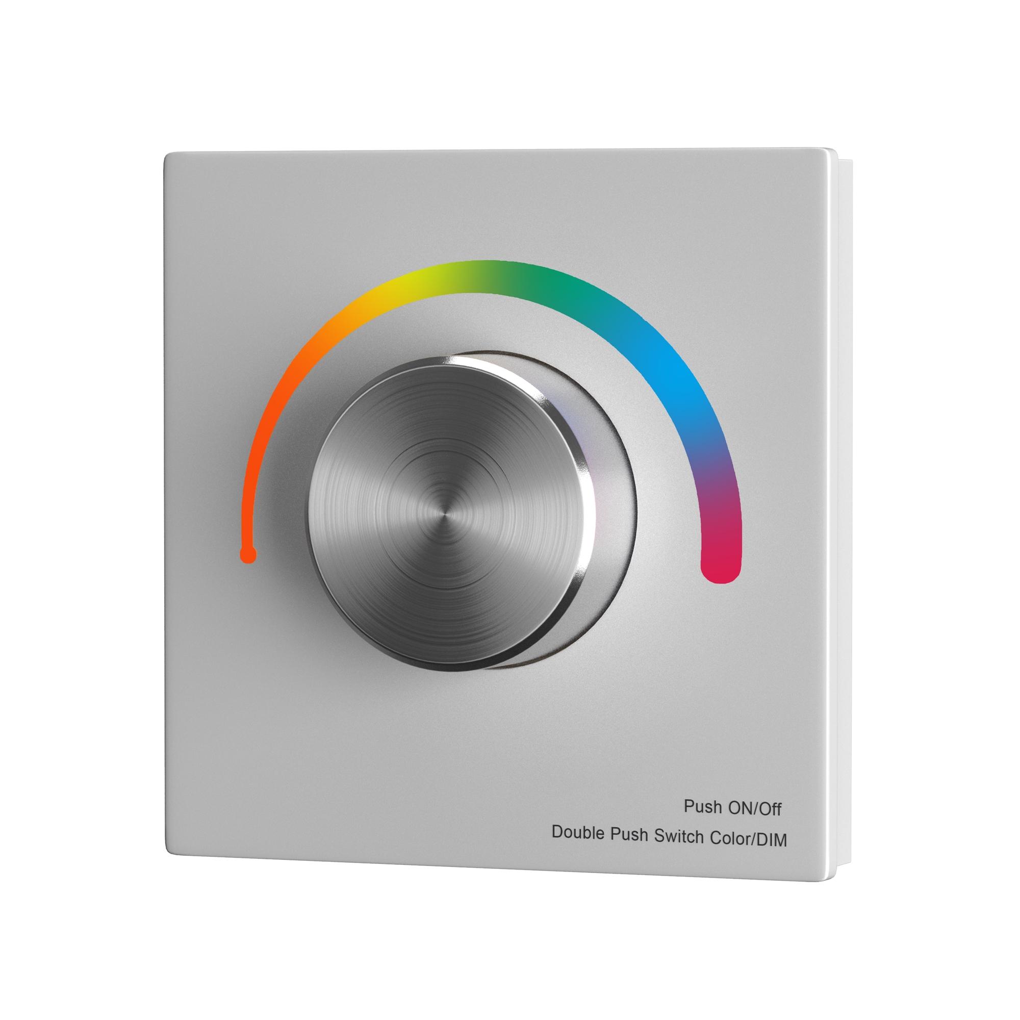 Панель управления роторная RF трехканальное 12-48VDC RGB